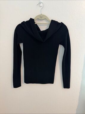Women's Black Cowl Neck Sweater NWT